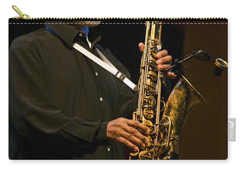North America Zip Pouch featuring the photograph Sonny Rollins by Craig Lovell