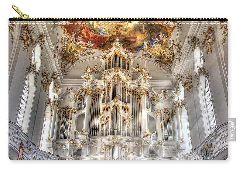 Bavaria Zip Pouch featuring the photograph Sound of Light by Edmund Nagele FRPS