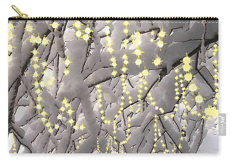 Christmas Zip Pouch featuring the photograph Sparkling Christmas by R Allen Swezey