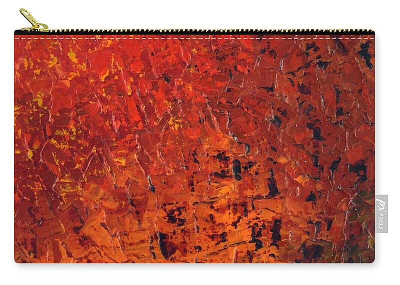Spicey Carry-all Pouch featuring the painting Spicey by Linda Bailey