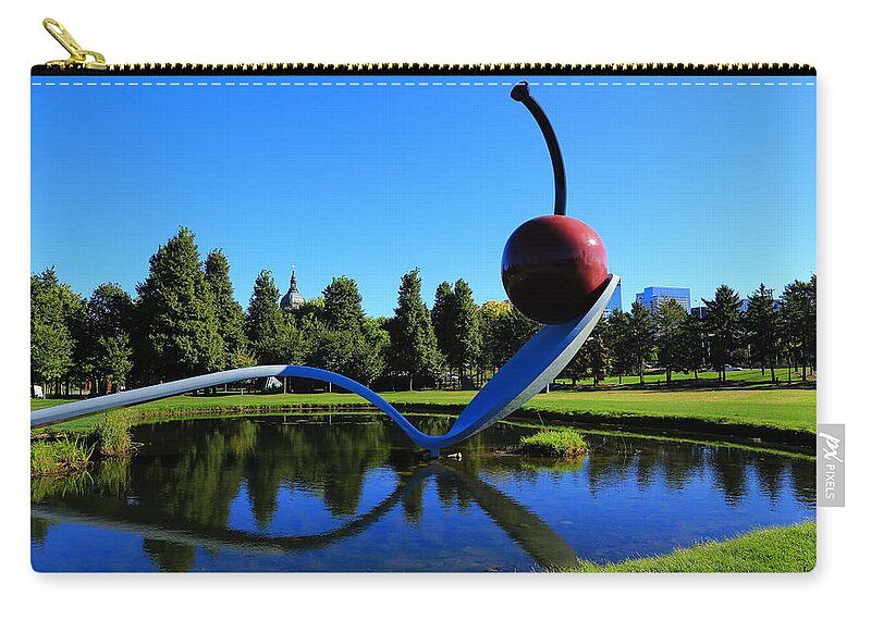 Spoonbridge And Cherry Zip Pouch featuring the photograph Spoonbridge and Cherry 3 by Rachel Cohen