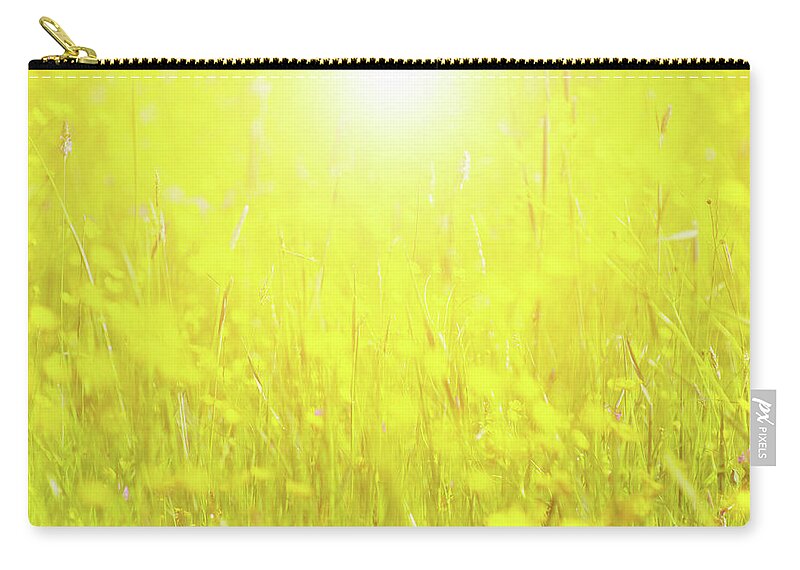 Tranquility Zip Pouch featuring the photograph Spring Growth by Rolfo Rolf Brenner