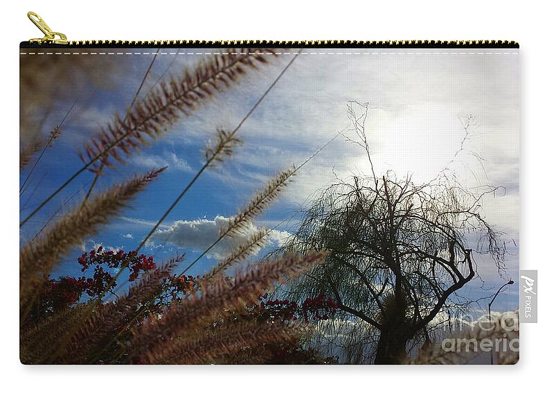 Art Zip Pouch featuring the photograph Spring in the Air by Chris Tarpening
