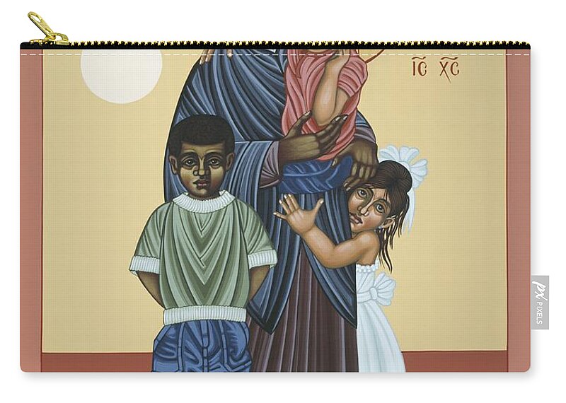 St. Josephine Bakhita Universal Sister Carry-all Pouch featuring the painting St. Josephine Bakhita Universal Sister 095 by William Hart McNichols