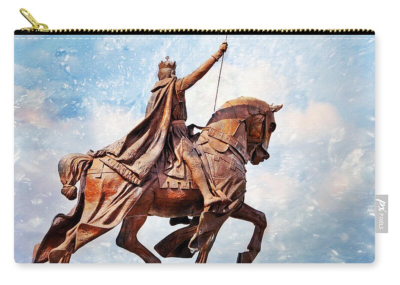 St. Louis Zip Pouch featuring the photograph St. Louis 3 by Marty Koch