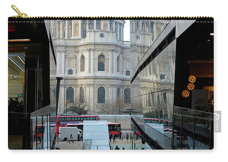Outdoors Zip Pouch featuring the photograph St Pauls Cathedral, London by Travelpix Ltd