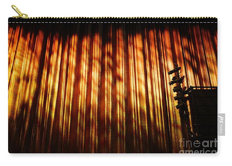 Stage Zip Pouch featuring the photograph Stage Left by Jacqueline Athmann