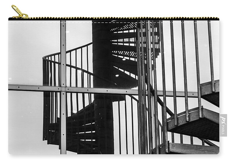 Stairs Zip Pouch featuring the photograph Stairs by Gunnar Orn Arnason