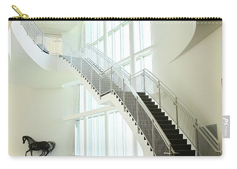 Architecture Zip Pouch featuring the photograph Stairway To Heaven by Jo Ann Tomaselli