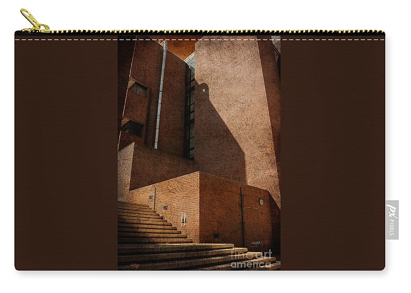 Stairs Zip Pouch featuring the photograph Stairway to Nowhere by Lois Bryan