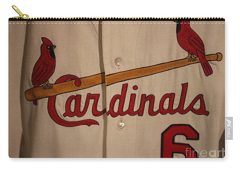 Stan Musial Zip Pouch featuring the photograph Stan by David Rucker