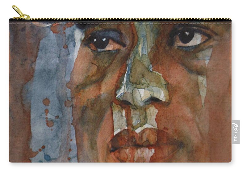 Tiger Woods Carry-all Pouch featuring the painting Star n Stripes by Paul Lovering