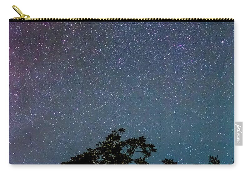 Stars In Texas Zip Pouch featuring the photograph Stars in Texas by David Morefield