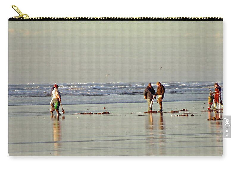 Ocean Zip Pouch featuring the photograph Stomping Grounds by Pamela Patch