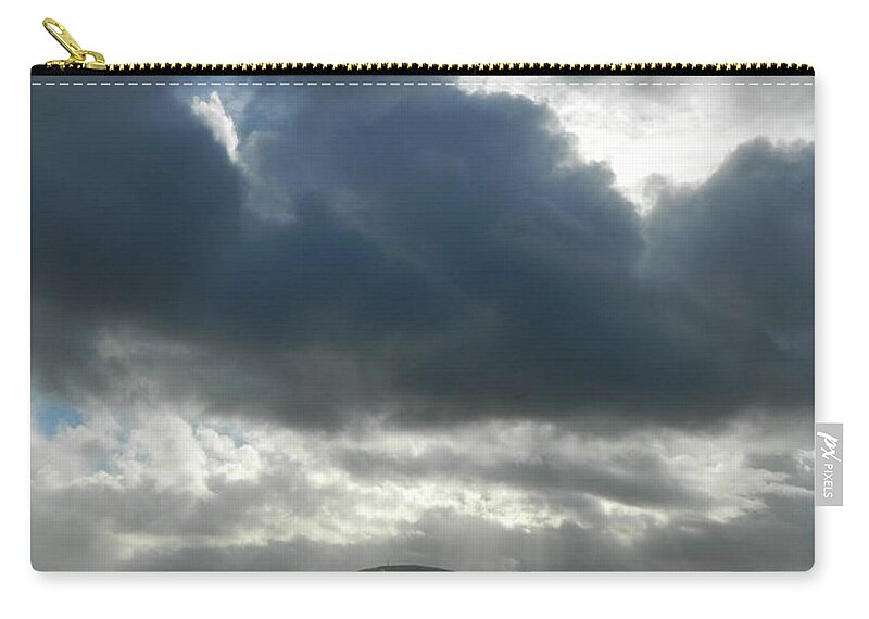 Nature Zip Pouch featuring the photograph Storm Break by Gallery Of Hope 