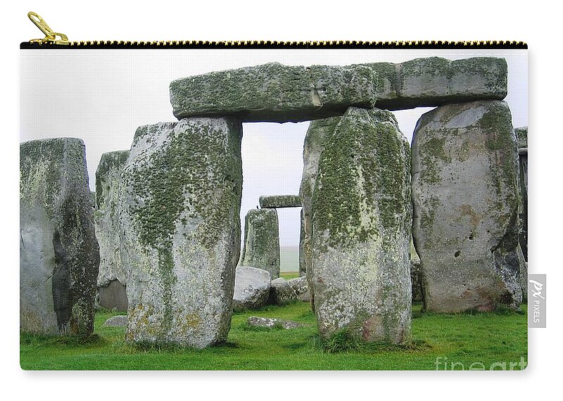 Stonehenge Carry-all Pouch featuring the photograph Straight Through by Denise Railey