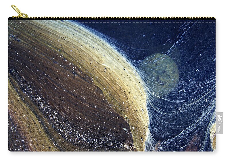 Scum Zip Pouch featuring the photograph Stream Astronomy 1 by Robert Woodward