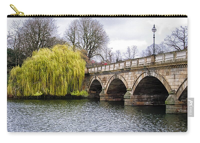 Arches Zip Pouch featuring the photograph Stroll Along the Serpentine by Christi Kraft