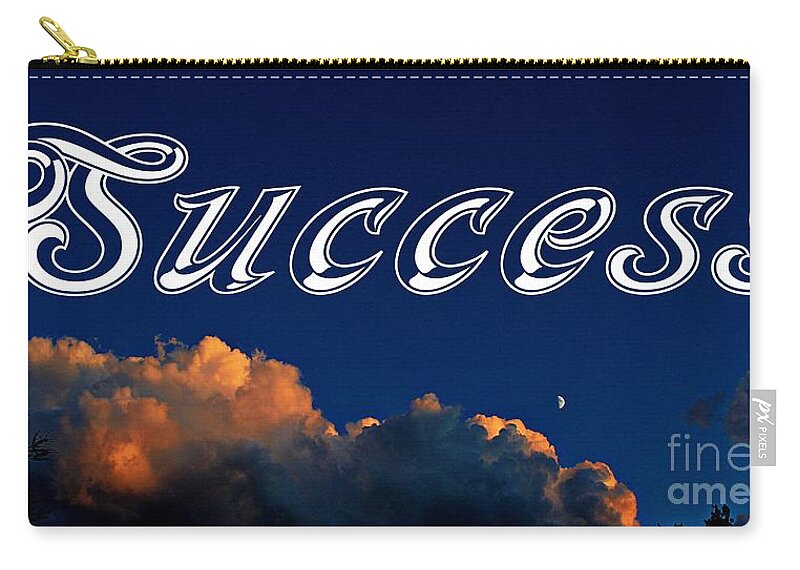 Success Zip Pouch featuring the photograph Success by Barbara A Griffin