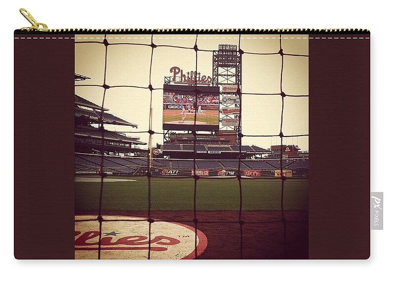 Phillies Zip Pouch featuring the photograph Such An Amazing Experience. I'm by Katie Cupcakes