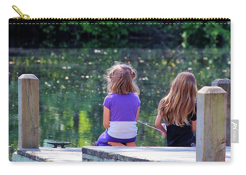 Children Zip Pouch featuring the photograph Summer Fun by Cynthia Guinn