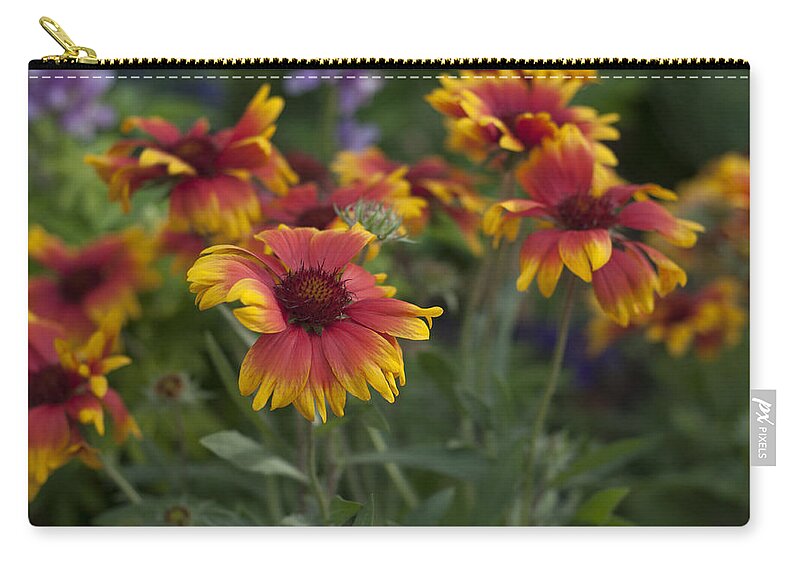 Winterpacht Zip Pouch featuring the photograph Summer Jardin by Miguel Winterpacht