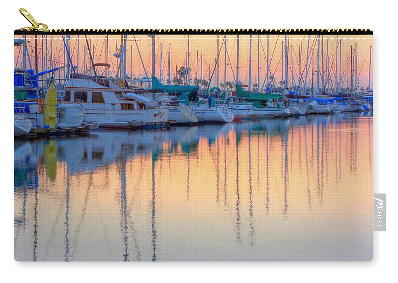 Sunset Zip Pouch featuring the photograph Summer Light by Heidi Smith