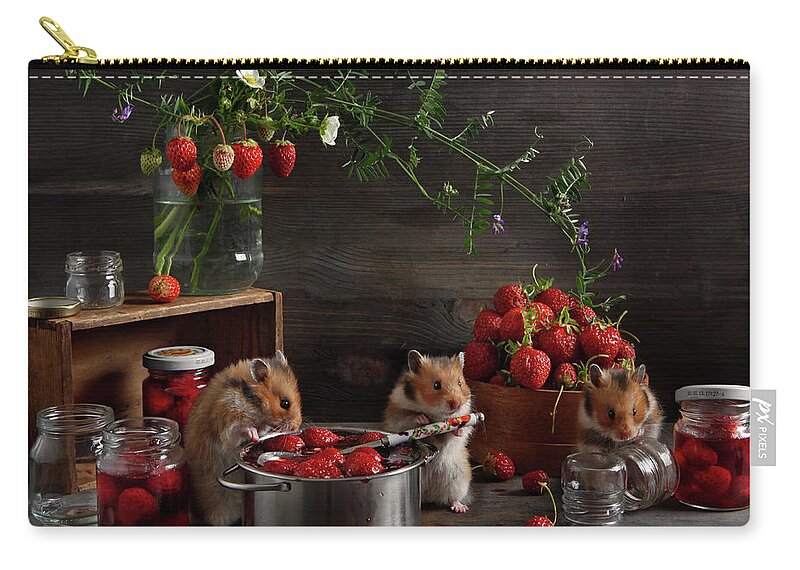 Animal Themes Zip Pouch featuring the photograph Summer Sill Life by I Love It When You Smile