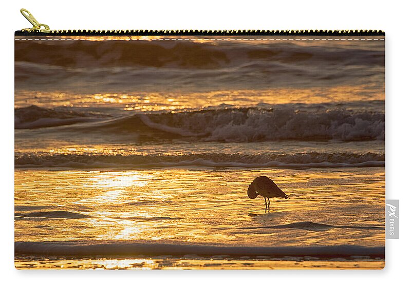 Bird Zip Pouch featuring the photograph Sun Salutation by Mary Lee Dereske
