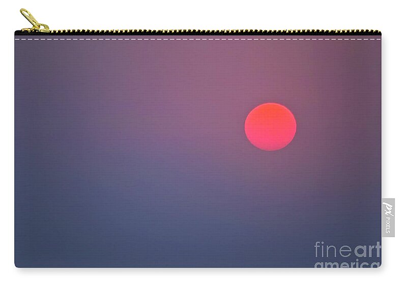 Sun Carry-all Pouch featuring the photograph Sundown by Heiko Koehrer-Wagner