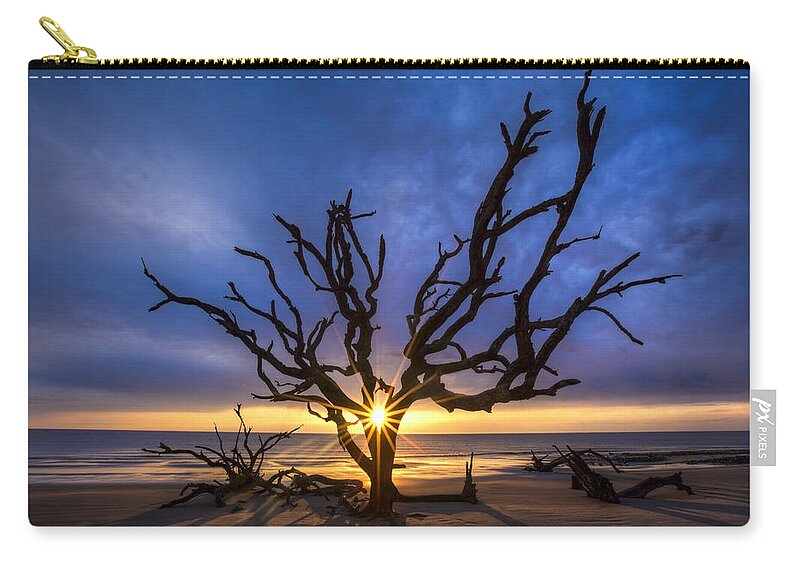 Clouds Carry-all Pouch featuring the photograph Sunrise Jewel by Debra and Dave Vanderlaan