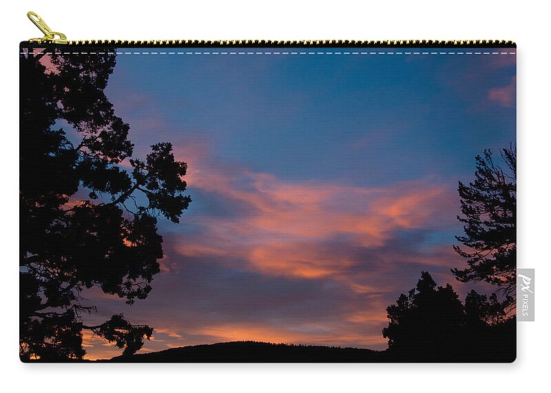 Mammoth Hot Springs Carry-all Pouch featuring the photograph Sunrise Over Mammoth Campground by Frank Madia