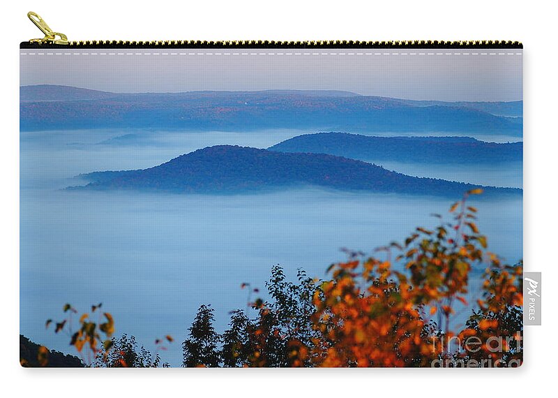 Sunrise Zip Pouch featuring the photograph Sunrise Petersburg Pass by Jeffery L Bowers