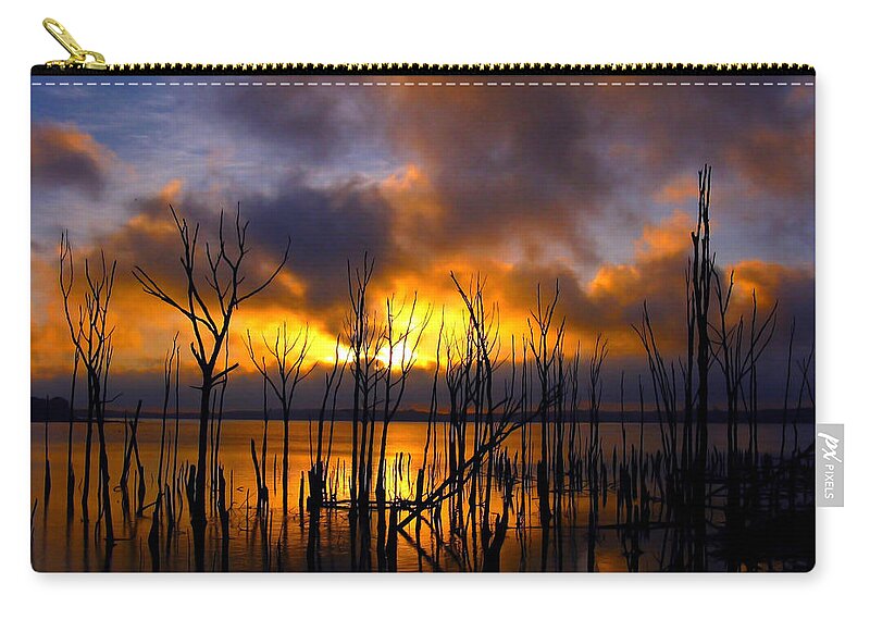 Sunrise Zip Pouch featuring the photograph Sunrise by Raymond Salani III