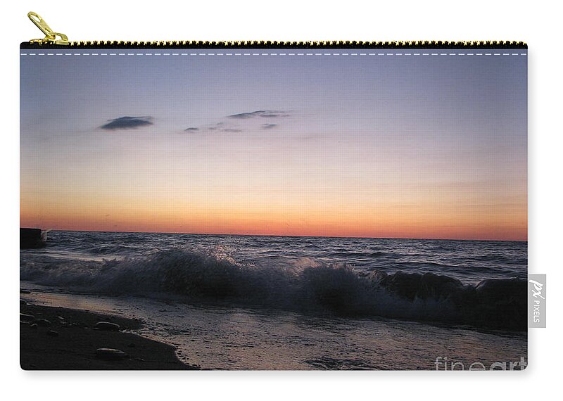 Sunset Zip Pouch featuring the photograph Sunset II by Michael Krek