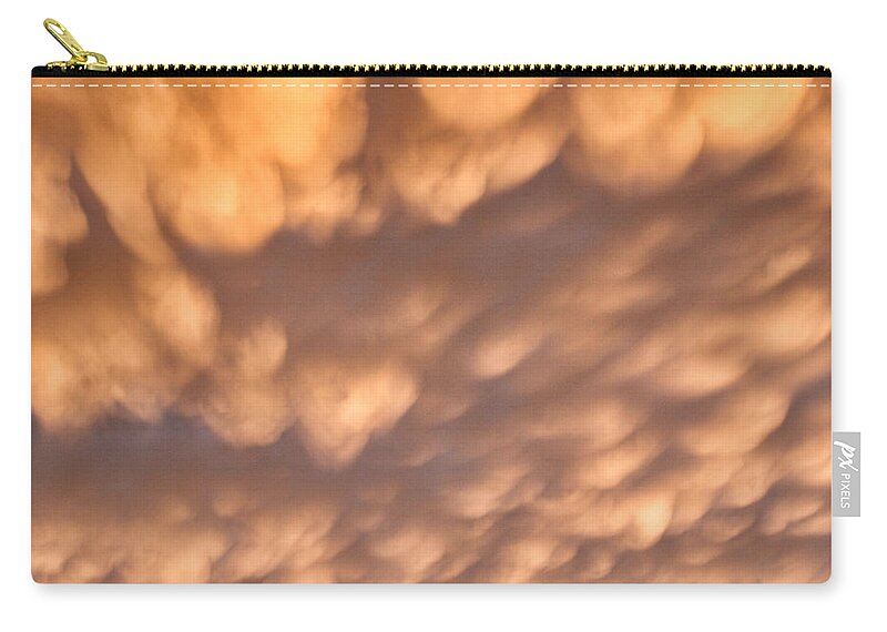 Sunset Zip Pouch featuring the photograph Sunset Pillows by William Selander