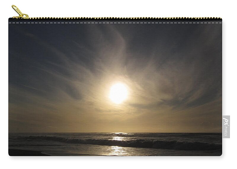 Sunset Zip Pouch featuring the photograph Sunset Series No. 6 by Ingrid Van Amsterdam
