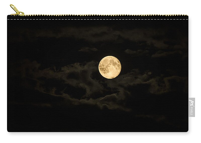 Moon Carry-all Pouch featuring the photograph Super Moon by Spikey Mouse Photography