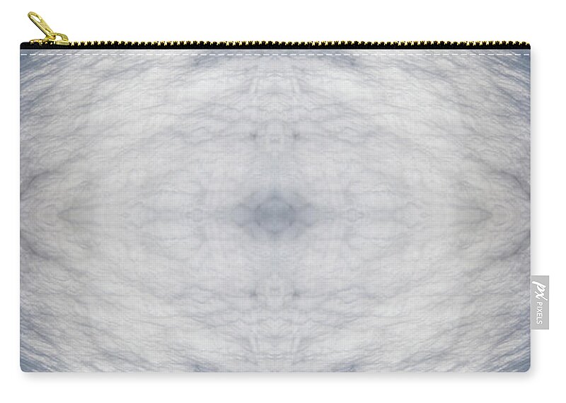 Berlin Zip Pouch featuring the photograph Surreal Rorschach Collage Of Clouds In by Silvia Otte