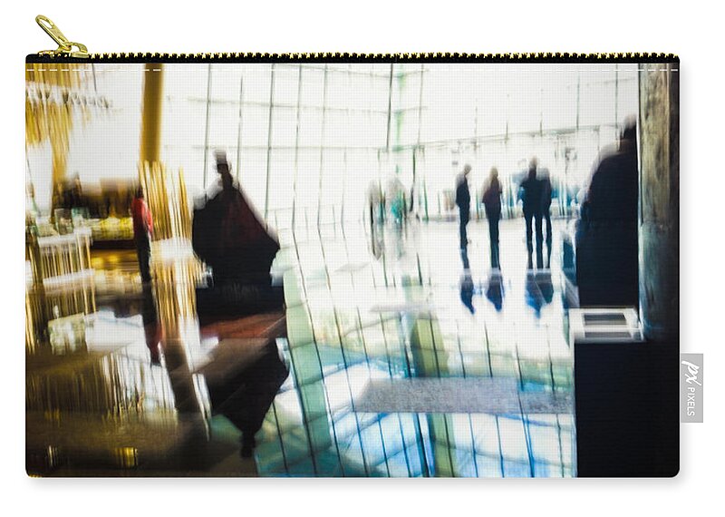 Impressionism Zip Pouch featuring the photograph Suspended in Light by Alex Lapidus