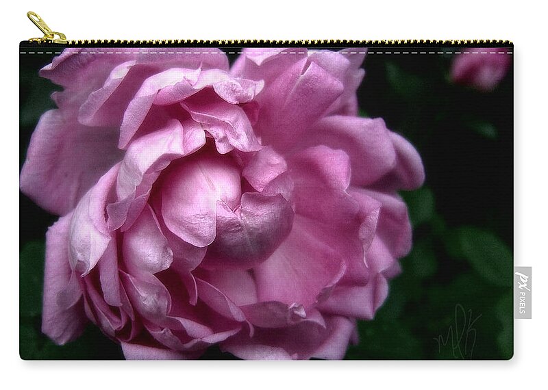 Rose Zip Pouch featuring the photograph Sweet Fleeting Beauty by Louise Kumpf