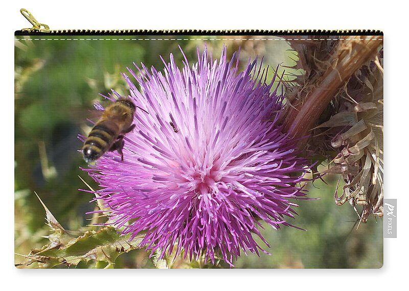 Flower Zip Pouch featuring the photograph Sweet Secrets by Yenni Harrison