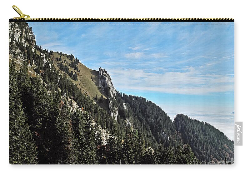 Travel Zip Pouch featuring the photograph Swiss Sights by Elvis Vaughn