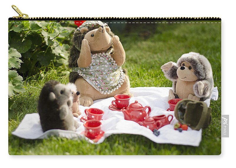 Mrs. Hedgie Zip Pouch featuring the photograph Tall Tale by Spikey Mouse Photography