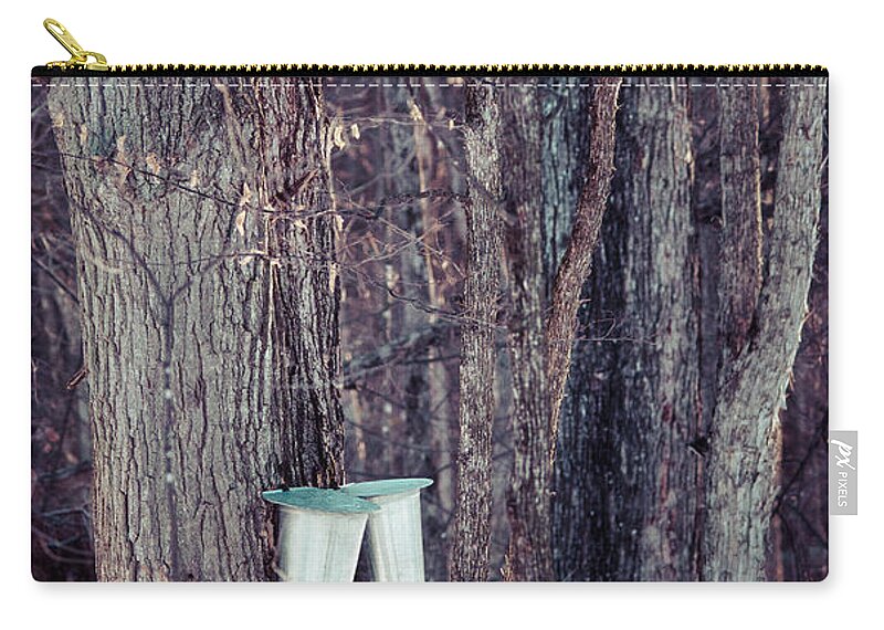 Landscape Carry-all Pouch featuring the photograph Tapped Maples by Cheryl Baxter