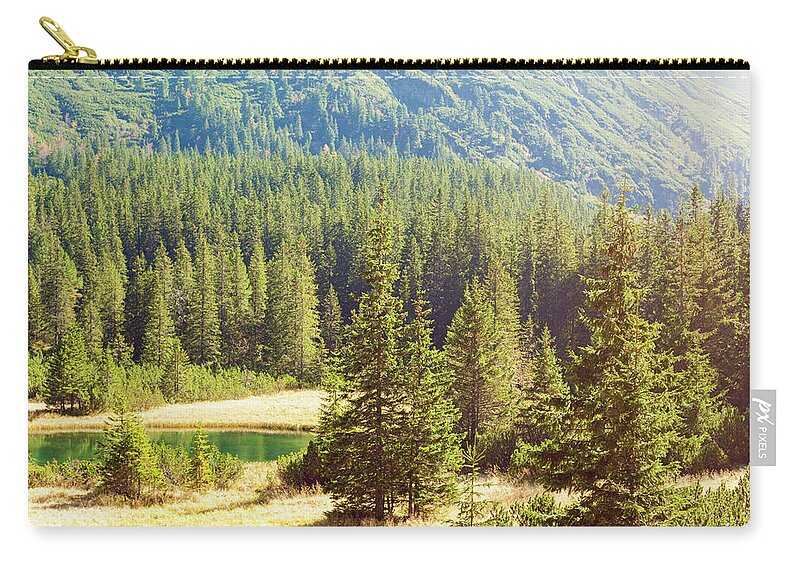 Scenics Zip Pouch featuring the photograph Tatras by Spooh