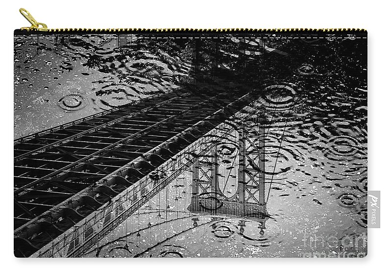 Manhattan Bridge Carry-all Pouch featuring the photograph Tears Of New York by Az Jackson