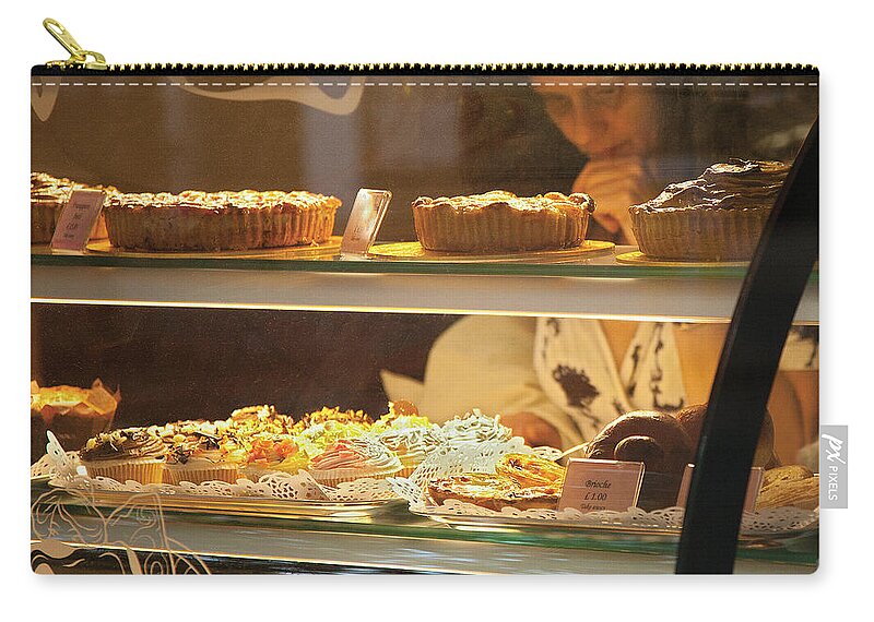 Cakes Photographs Zip Pouch featuring the photograph Temptation by David Davies