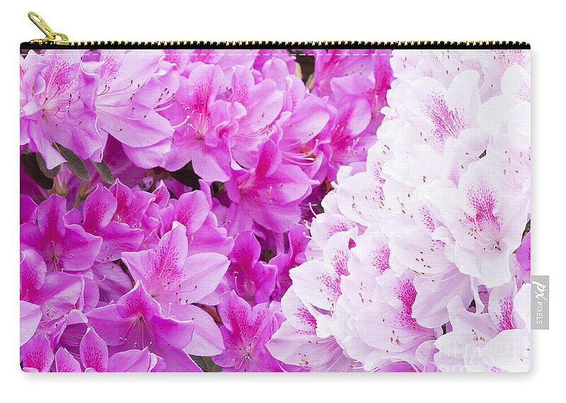 Azalea Zip Pouch featuring the photograph Tenderness by Patty Colabuono