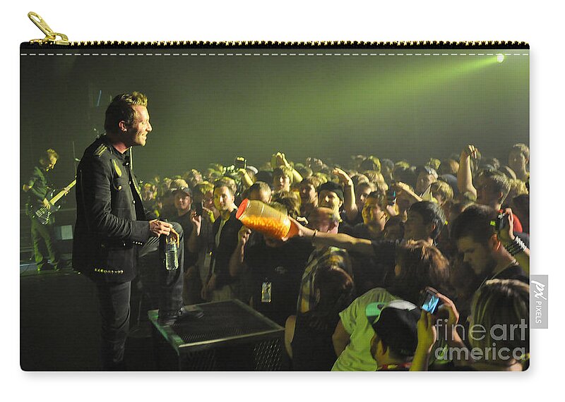 Tfk Zip Pouch featuring the photograph TFK-Trevor-CheeseBalls-2884 by Gary Gingrich Galleries